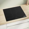 Plaque de cuisson à induction Bosch Série 4 PVS61RBB5E noire 60 cm encastrable avec 4 zones