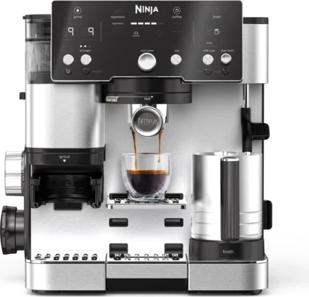 Ninja ES501EUB Machine à expresso et à café filtre 2 en 1 Ninja ES501EU Luxe Essential