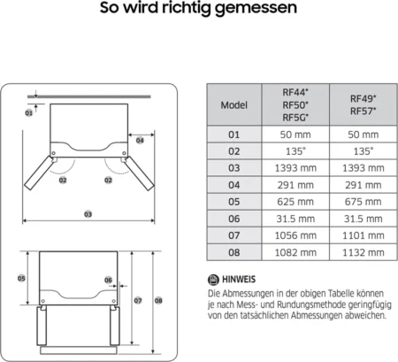 Réfrigérateur Samsung 3 portes RF5000C 495L RF50C530ES9 M Réfrigérateur Samsung 3 portes RF5000C 495L RF50C530ES9