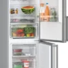 Réfrigérateur-congélateur Bosch Série 4 KGN36VIBT A Réfrigérateur-congélateur Bosch Série 4 KGN36VIBT pose libre avec compartiment congélateur inférieur, 186 x 60 cm, inox (avec traitement anti-traces de doigts)