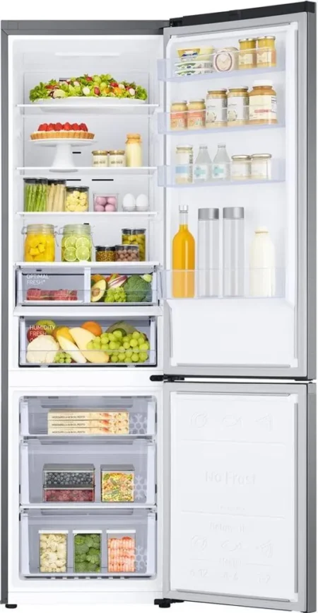 Réfrigérateur-congélateur Samsung RB38C607AS9 N Réfrigérateur-congélateur Samsung RB38C607AS9 EcoFlex AI Wifi 387L en acier inoxydable