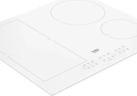 Plaque de cuisson à induction encastrable Beko HII64200FMTW 60 cm, blanche, 4 zones