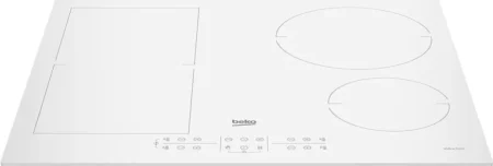 Plaque de cuisson à induction encastrable Beko HII64200FMTW 60 cm, blanche, 4 zones