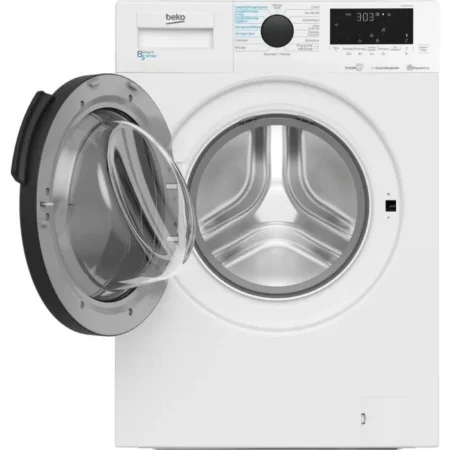 Lave-linge séchant BEKO b300 HTE8614YBST - 8 / 5 kg - Induction - 1200 trs/min - Blanc