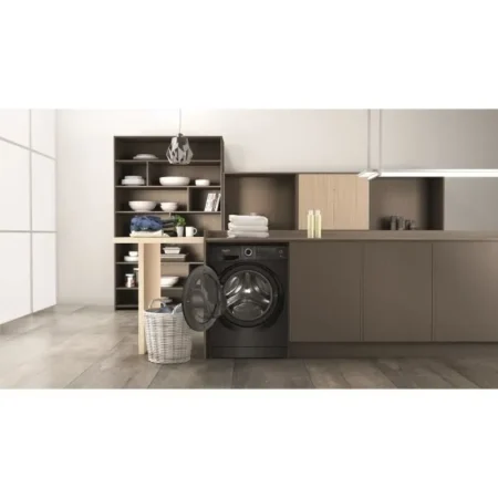 Lave-linge séchant HOTPOINT NDD11725BDAEU F Lave-linge séchant HOTPOINT NDD11725BDAEU - 11 / 7 kg - Induction - L60cm - 1600 trs/min - Noir