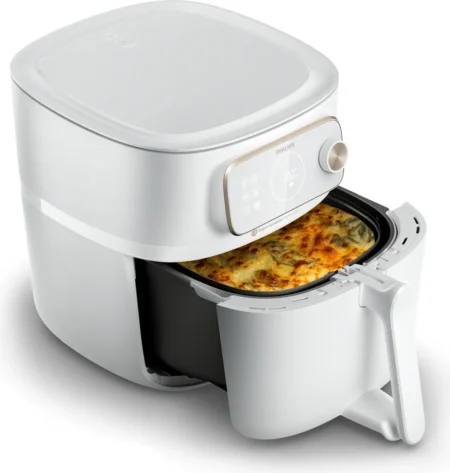 Friteuse à air chaud Philips HD9876/20, 8,3 L, autonome, 2200 W, blanche