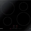 Samsung NZ64H37075K Plaque de cuisson à induction Samsung NZ64H37075K, pose libre, vitrocéramique, 60 cm de large, commandes tactiles, QuickStop, châssis en acier inoxydable, noire