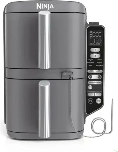 SharkNinja Ninja SL451EU Friteuse à air chaud SharkNinja Ninja SL451EU, 9,5 L, 40 °C, 240 °C, Double, Noire